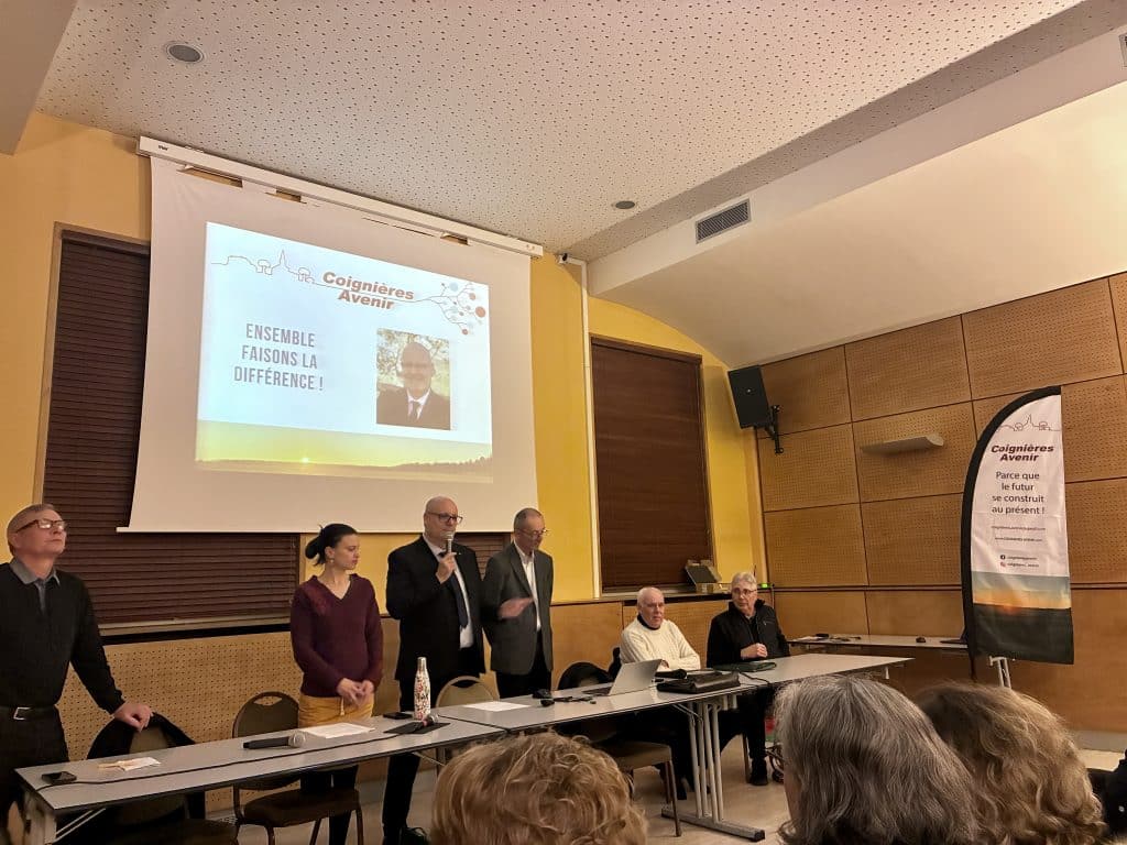 Réunion publique de Coignières Avenir le 17 février 2026