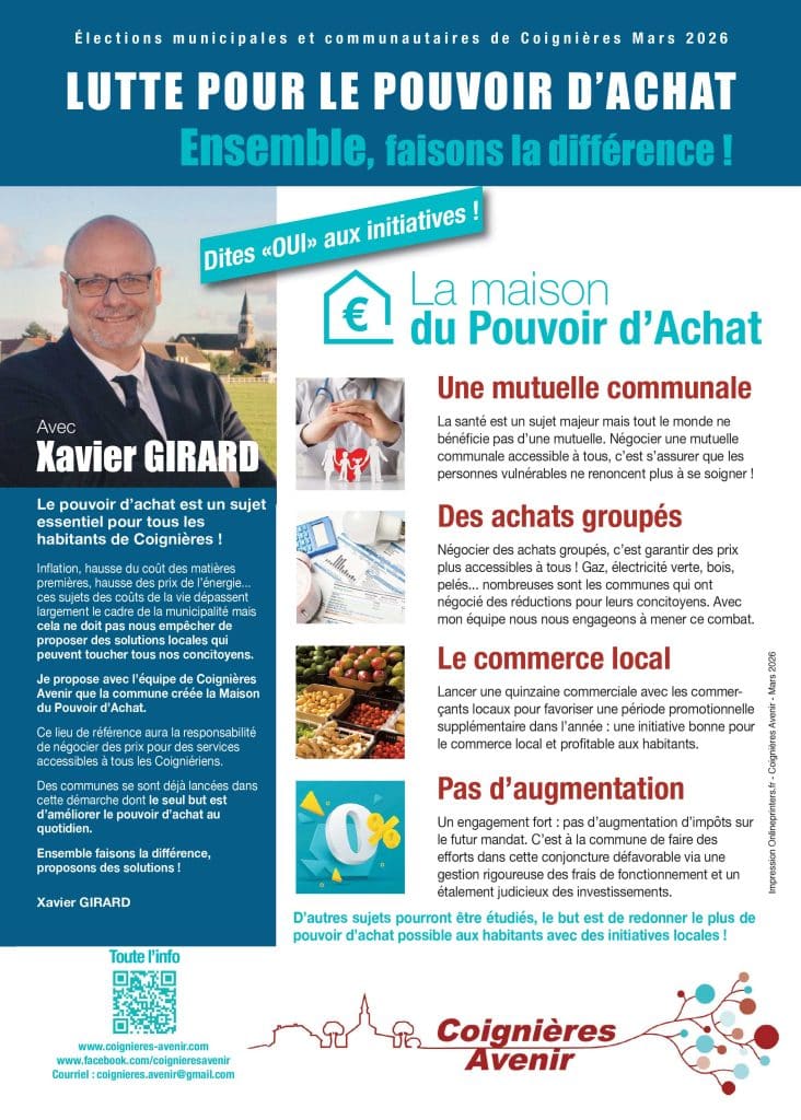 Pouvoir d'achat à Coignières - 2026